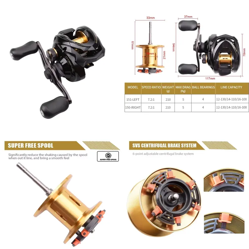 Катушка Bass One Xt 151 150 дл – обзор и цена Baitcasting Reel